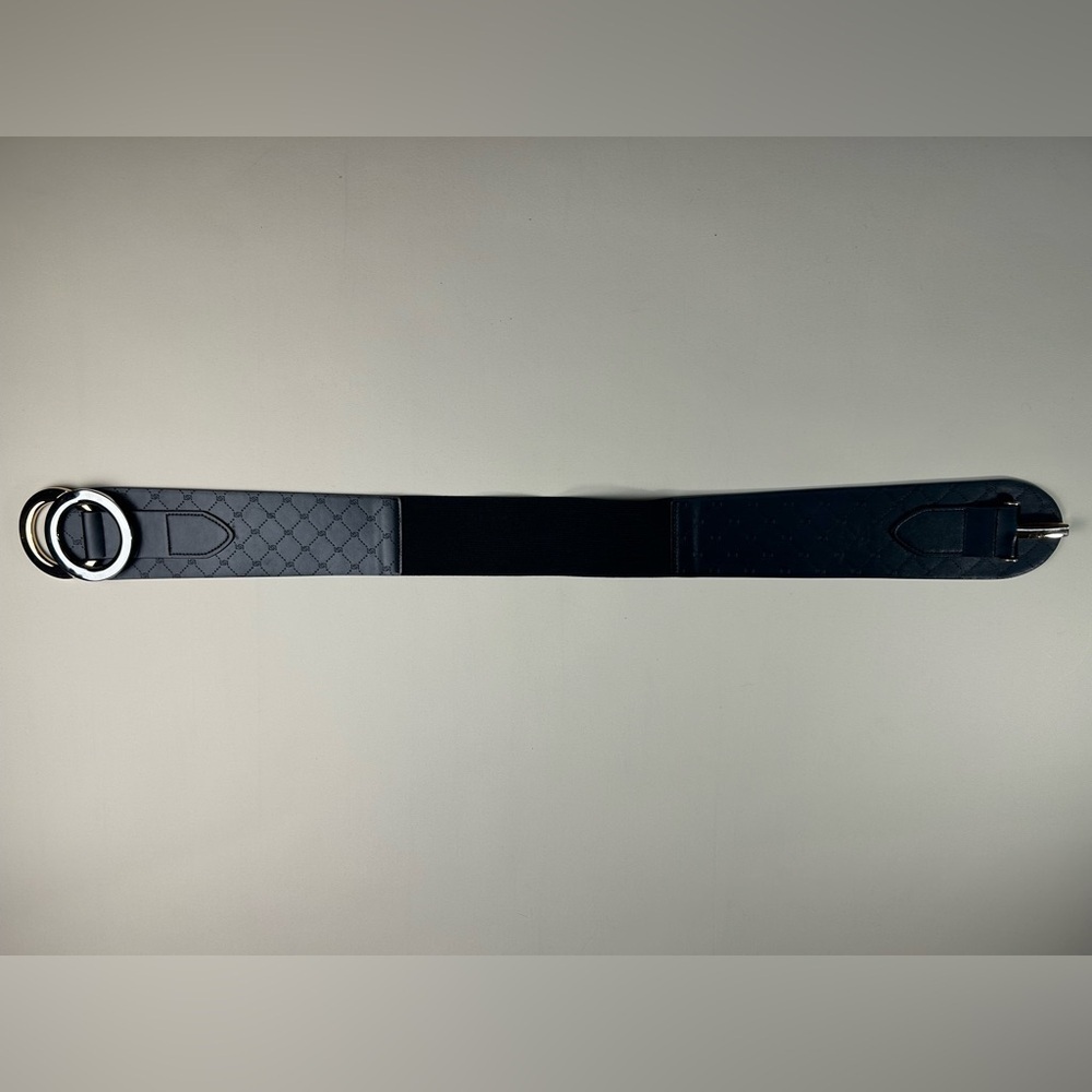 bebe Black Textured Women's Belt
